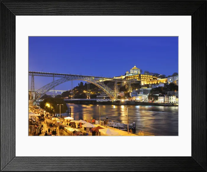 Framed Print : Ribeira and Ponte Dom Luis I, a UNESCO World Heritage Site Framed Print : Ribeira and Ponte Dom Luis I, a UNESCO World Heritage Site