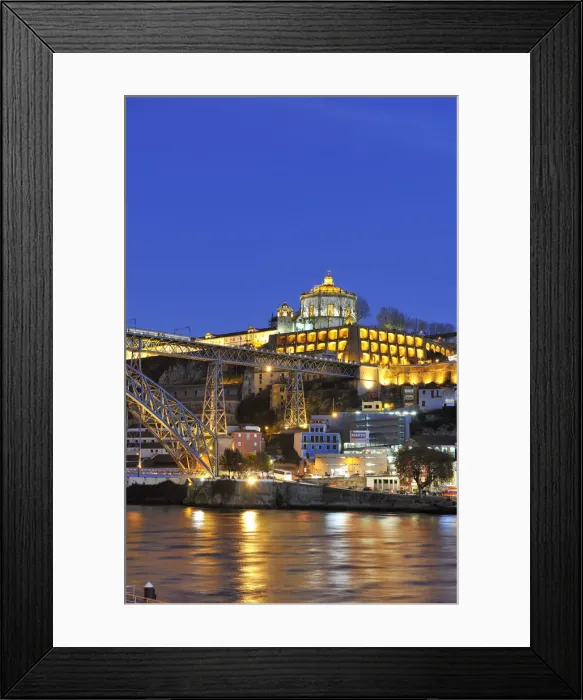 Framed Print : Ribeira and Ponte Dom Luis I, a UNESCO World Heritage Site