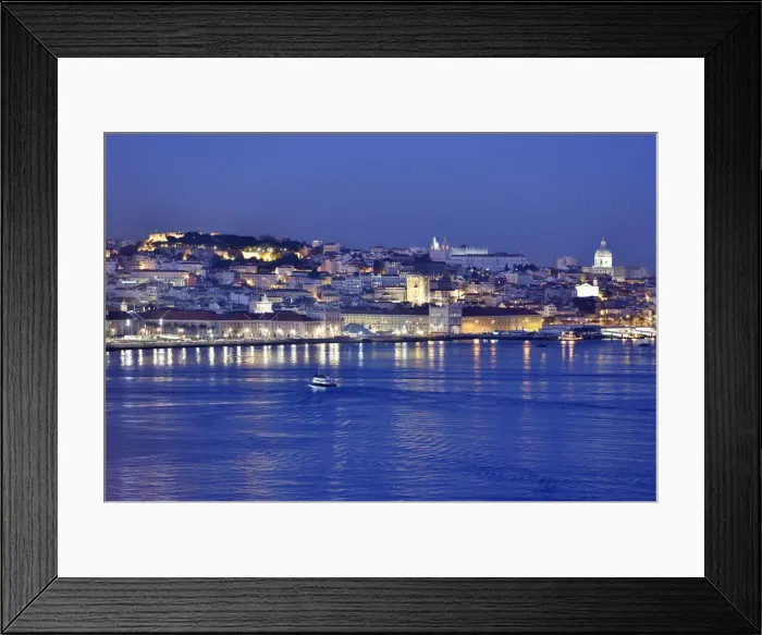 Framed Print : The Tagus river (rio Tejo) and the historical center of Lisbon, capital of Portugal Framed Print : The Tagus river (rio Tejo) and the historical center of Lisbon, capital of Portugal