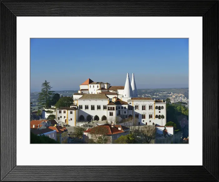 Framed Print : Palacio Nacional de Sintra (Sintra National Palace), a Royal Palace with its origins