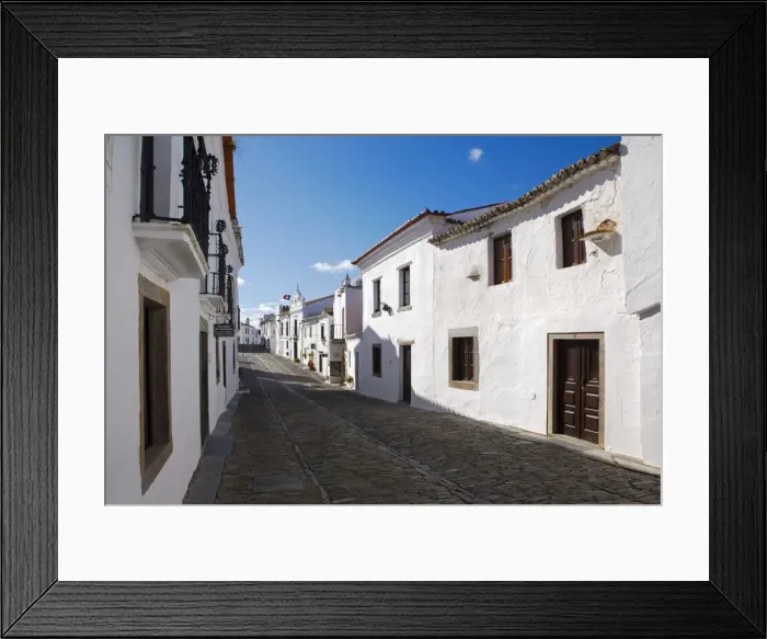Framed Print : Europe, Portugal, Alentejo, Moorish streets in Monsaraz Framed Print : Europe, Portugal, Alentejo, Moorish streets in Monsaraz