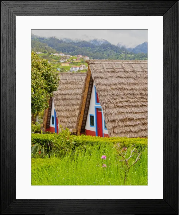 Framed Print : Portugal, Madeira, Santana, Traditional Rural House Framed Print : Portugal, Madeira, Santana, Traditional Rural House
