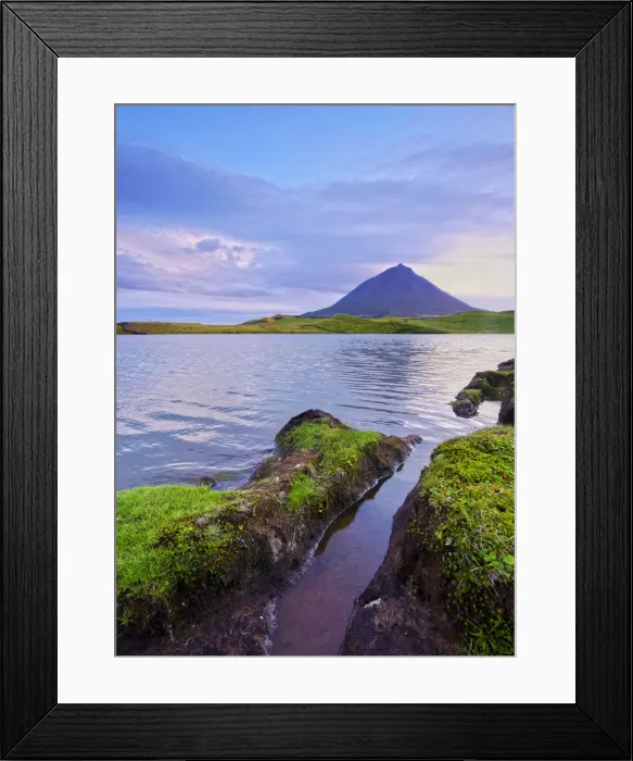 Framed Print : Portugal, Azores, Pico, Sao Roque, Lagoa do Capitao and Pico Mountain Framed Print : Portugal, Azores, Pico, Sao Roque, Lagoa do Capitao and Pico Mountain