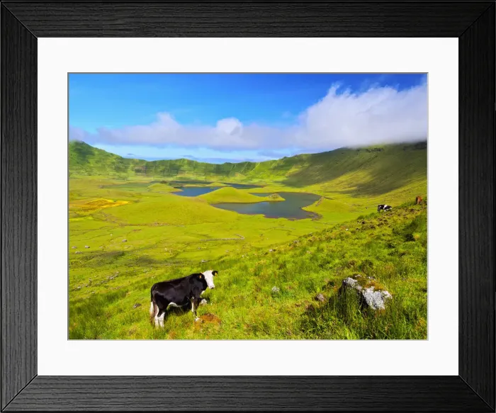 Framed Print : Portugal, Azores, Corvo, View of The Caldeirao do Corvo Framed Print : Portugal, Azores, Corvo, View of The Caldeirao do Corvo
