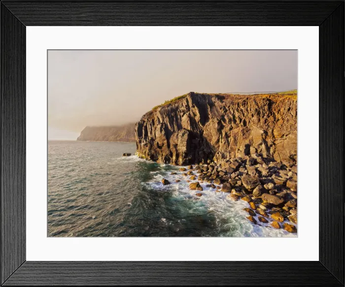 Framed Print : Portugal, Azores, Corvo, Rocky Coastline near Vila do Corvo Framed Print : Portugal, Azores, Corvo, Rocky Coastline near Vila do Corvo