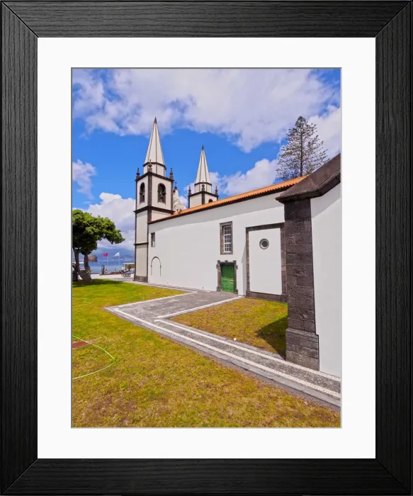 Framed Print : Portugal, Azores, Pico, Madalena, Church of Santa Maria Madalena Framed Print : Portugal, Azores, Pico, Madalena, Church of Santa Maria Madalena