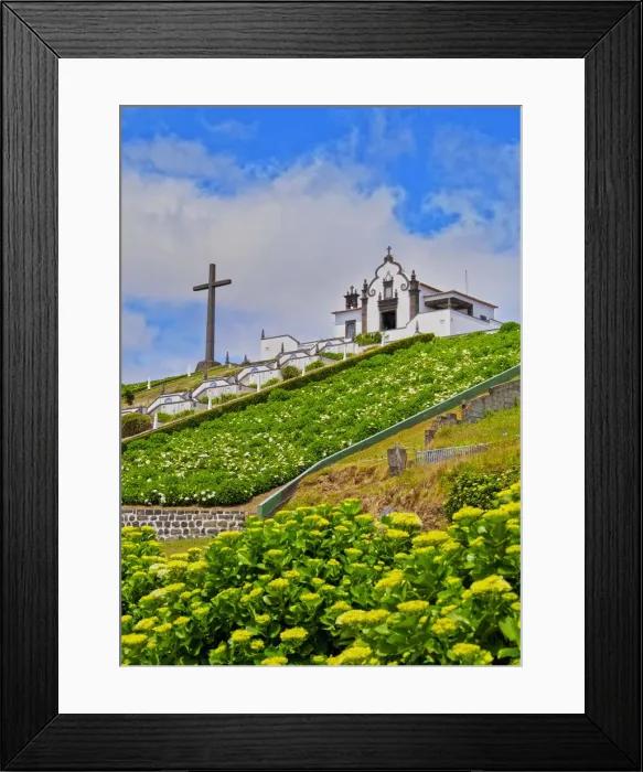 Framed Print : Portugal, Azores, Sao Miguel, Vila Franca do Campo, The Little Chapel of Nossa Senhora Framed Print : Portugal, Azores, Sao Miguel, Vila Franca do Campo, The Little Chapel of Nossa Senhora