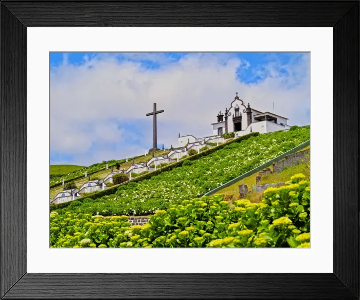 Framed Print : Portugal, Azores, Sao Miguel, Vila Franca do Campo, The Little Chapel of Nossa Senhora Framed Print : Portugal, Azores, Sao Miguel, Vila Franca do Campo, The Little Chapel of Nossa Senhora