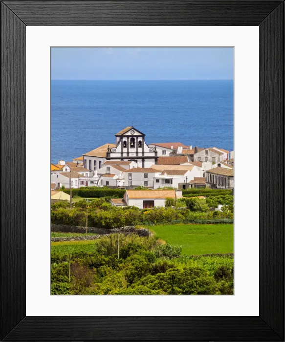Framed Print : Portugal, Azores, Graciosa, Sao Mateus da Praia, Townscape of Praia Framed Print : Portugal, Azores, Graciosa, Sao Mateus da Praia, Townscape of Praia