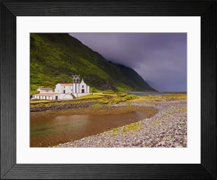Framed Print : Portugal, Azores, Sao Jorge, Ribeira Seca, Faja da Caldeira do Santo Cristo on Framed Print : Portugal, Azores, Sao Jorge, Ribeira Seca, Faja da Caldeira do Santo Cristo on