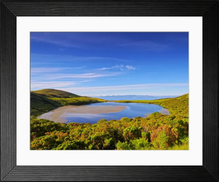 Framed Print : Portugal, Azores, Pico, Sao Roque, Lagoa do Caiado Framed Print : Portugal, Azores, Pico, Sao Roque, Lagoa do Caiado