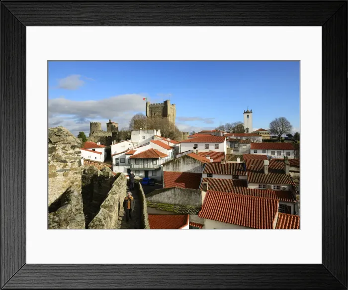 Framed Print : The castle and the medieval citadel of Braganca, one of the oldest cities in Portugal Framed Print : The castle and the medieval citadel of Braganca, one of the oldest cities in Portugal