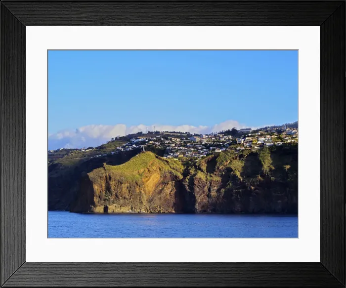 Framed Print : Portugal, Madeira, Ponta de Garajau, Coast of the island Framed Print : Portugal, Madeira, Ponta de Garajau, Coast of the island