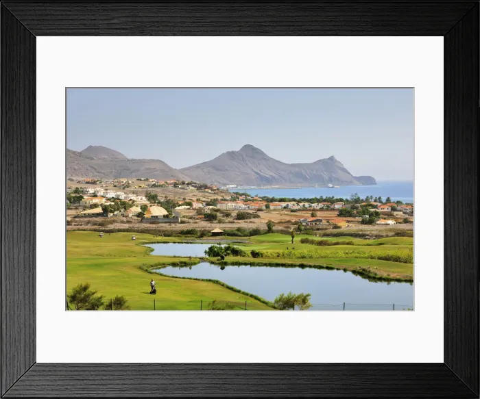 Framed Print : Porto Santo golf course. Porto Santo island. Madeira, Portugal Framed Print : Porto Santo golf course. Porto Santo island. Madeira, Portugal