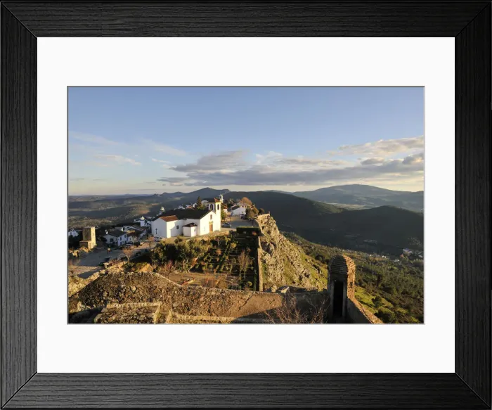 Framed Print : The medieval village of Marvao. Alentejo, Portugal Framed Print : The medieval village of Marvao. Alentejo, Portugal