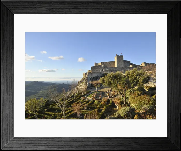Framed Print : The medieval castle of Marvao. Alentejo, Portugal