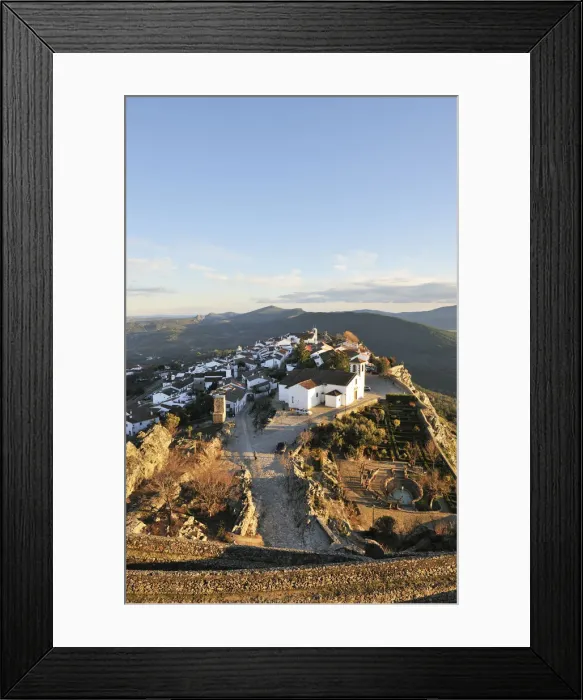 Framed Print : The medieval village of Marvao. Alentejo, Portugal Framed Print : The medieval village of Marvao. Alentejo, Portugal