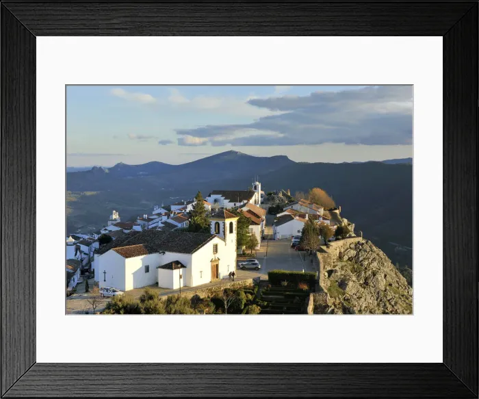 Framed Print : The medieval village of Marvao. Alentejo, Portugal Framed Print : The medieval village of Marvao. Alentejo, Portugal