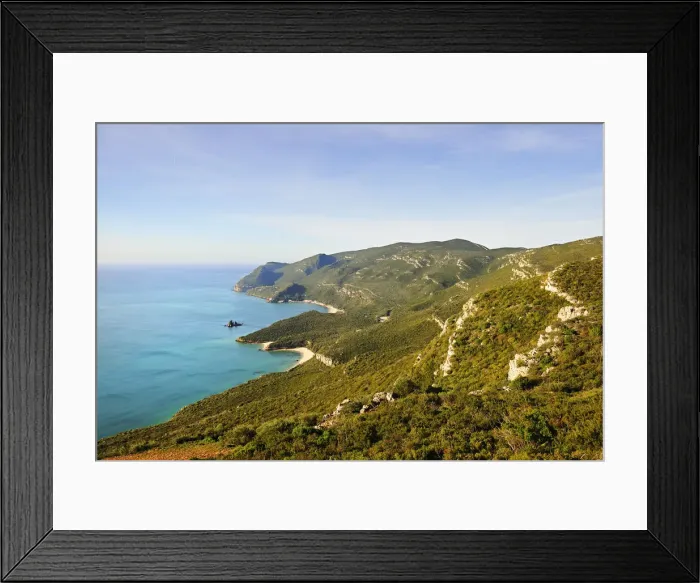 Framed Print : Arrabida Natural Park. Setubal, Portugal