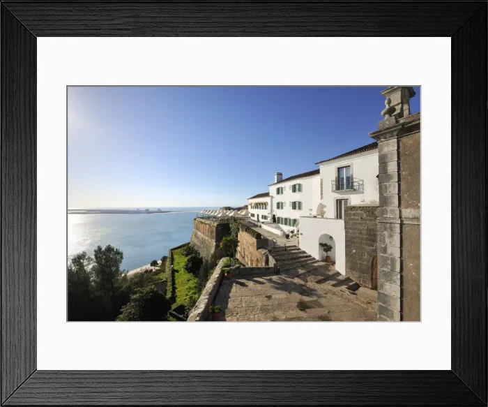 Framed Print : The Sao Filipe fortress and the hotel, Setubal. Portugal Framed Print : The Sao Filipe fortress and the hotel, Setubal. Portugal