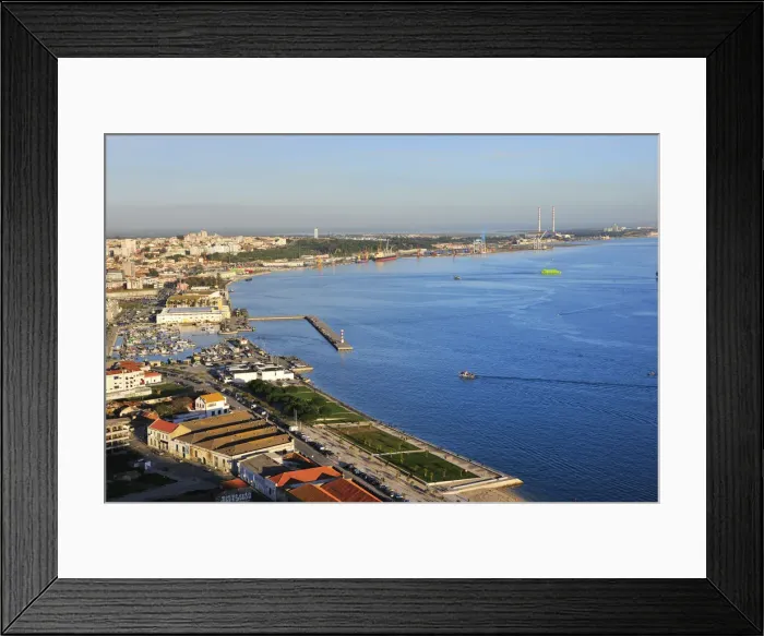 Framed Print : Setubal and Sado river bay, Portugal Framed Print : Setubal and Sado river bay, Portugal