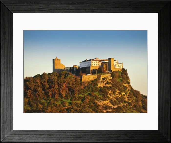 Framed Print : The medieval castle and Palmela village, Portugal Framed Print : The medieval castle and Palmela village, Portugal