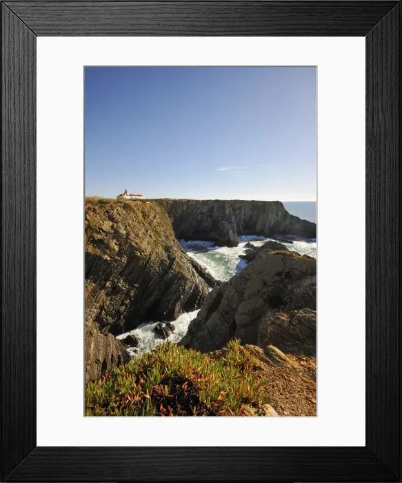 Framed Print : Sardao cape (Cabo Sardao). Alentejo, Portugal Framed Print : Sardao cape (Cabo Sardao). Alentejo, Portugal