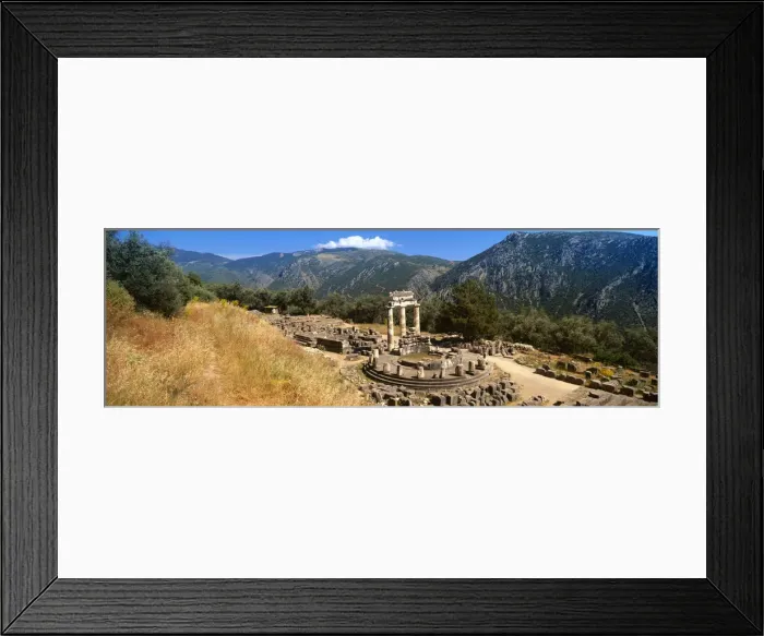 Framed Print : Tholos Temple, Sanctuary of Athena Pronaia, Delphi, Greece Framed Print : Tholos Temple, Sanctuary of Athena Pronaia, Delphi, Greece