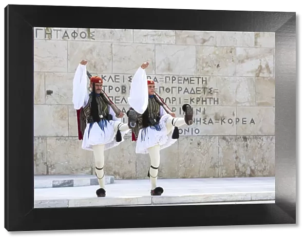 Changing of the guards ceremony, Syntagma square, Athens, Greece