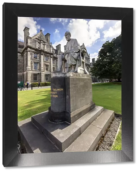 Europe, Dublin, George Salmon statue at Trinity college