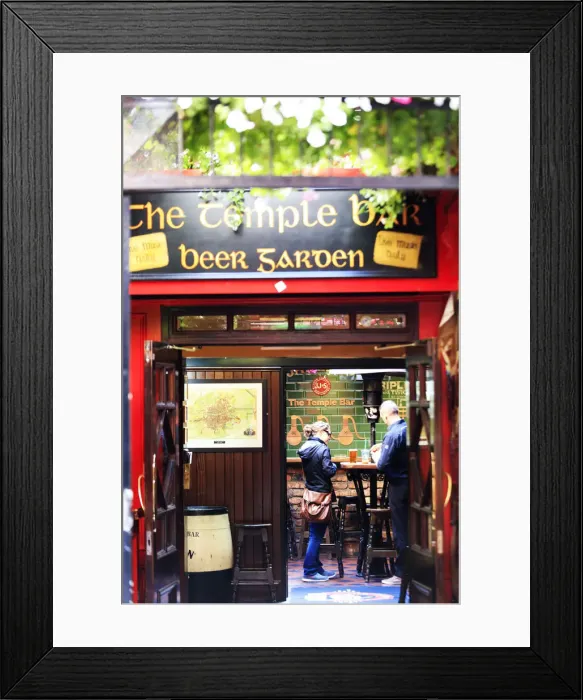 Framed Print : Europe, Dublin, Ireland, Temple bar pub district Framed Print : Europe, Dublin, Ireland, Temple bar pub district