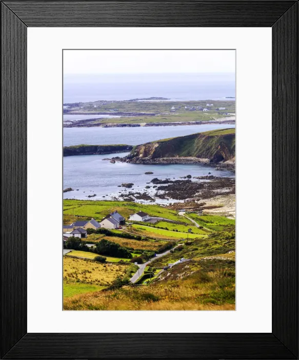 Framed Print : Europe, Dublin, Ireland, Scenic Sky road near Clifden Framed Print : Europe, Dublin, Ireland, Scenic Sky road near Clifden
