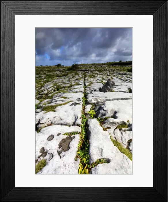 Framed Print : Europe, Dublin, Ireland, Poulnabrone dolmen and karst rock formations in Burren Framed Print : Europe, Dublin, Ireland, Poulnabrone dolmen and karst rock formations in Burren