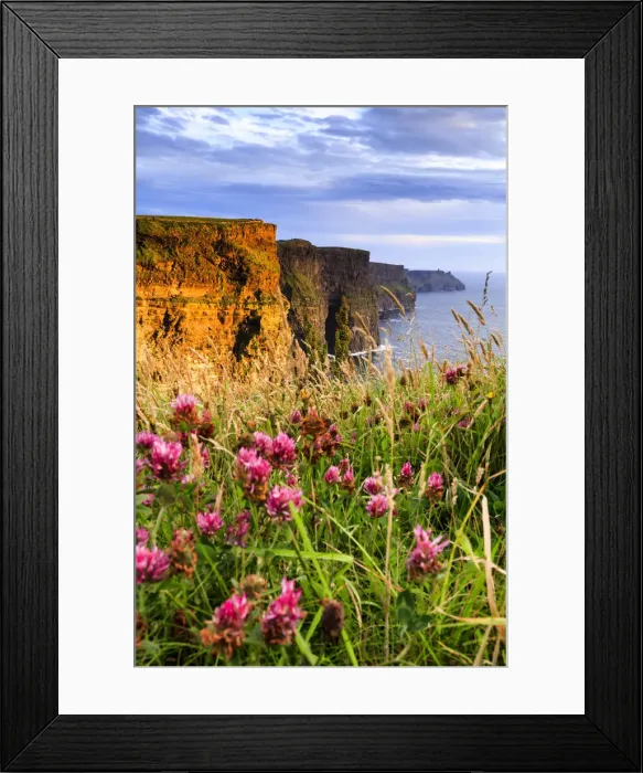 Framed Print : Europe, Ireland, Clare county, Cliffs of Moher at sunset Framed Print : Europe, Ireland, Clare county, Cliffs of Moher at sunset