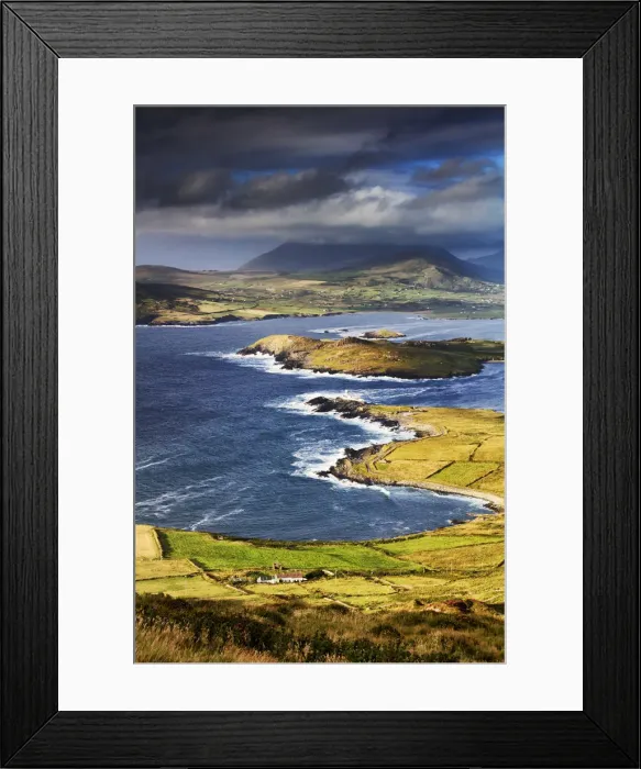 Framed Print : Europe, Valentia island (Oilean Dairbhre), County Kerry, Munster province, Ireland