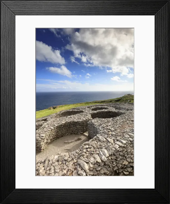 Framed Print : Europe, Ireland, Kerry county, Dingle Peninsula, Glenfahan Beehive Huts, Slea Head Framed Print : Europe, Ireland, Kerry county, Dingle Peninsula, Glenfahan Beehive Huts, Slea Head
