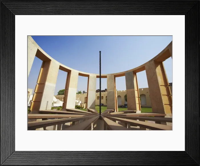 Framed Print : Astronomical instruments at Jantar Mantar (UNESCO World Heritage Site), Jaipur, Rajasthan Framed Print : Astronomical instruments at Jantar Mantar (UNESCO World Heritage Site), Jaipur, Rajasthan