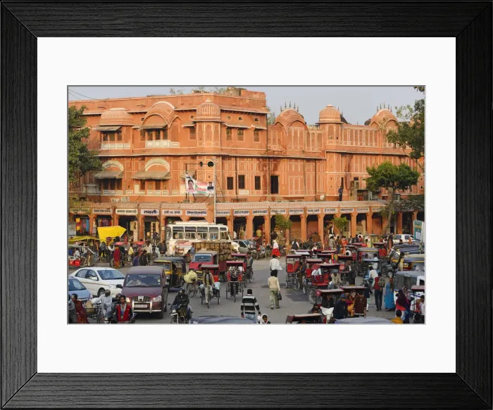 Framed Print : Chhoti Chaupar square, Jaipur, India, Asia Framed Print : Chhoti Chaupar square, Jaipur, India, Asia