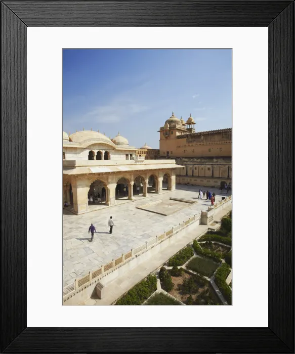 Framed Print : Sheesh Mahal (Mirror Palace) in Amber Fort, Jaipur, Rajasthan, India