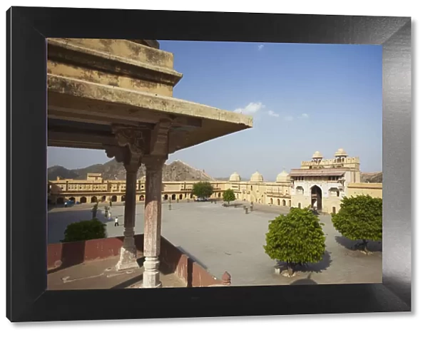 Courtyard in Amber Fort, Jaipur, Rajasthan, India