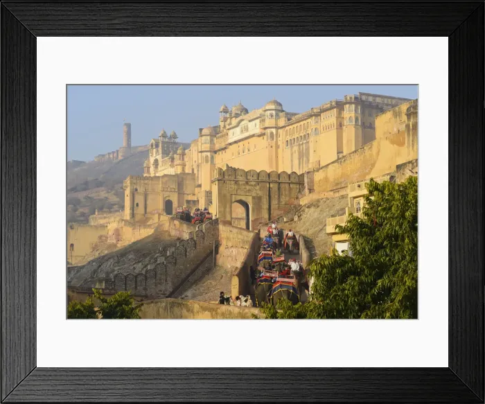 Framed Print : Amber Fort in city of Jaipur, Rajasthan, India Framed Print : Amber Fort in city of Jaipur, Rajasthan, India
