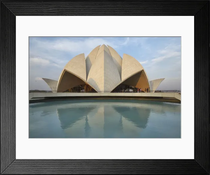 Framed Print : Lotus Temple, Baha i House, Delhi, National Capital Territory, India Framed Print : Lotus Temple, Baha i House, Delhi, National Capital Territory, India