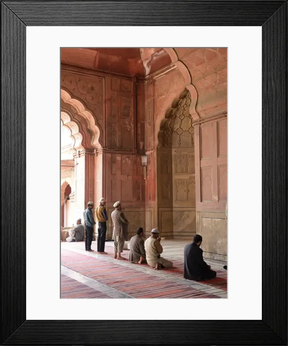 Framed Print : The Masjid-i Jahan-Numa, commonly known as the Jama Masjid of Delhi, is the principal Framed Print : The Masjid-i Jahan-Numa, commonly known as the Jama Masjid of Delhi, is the principal