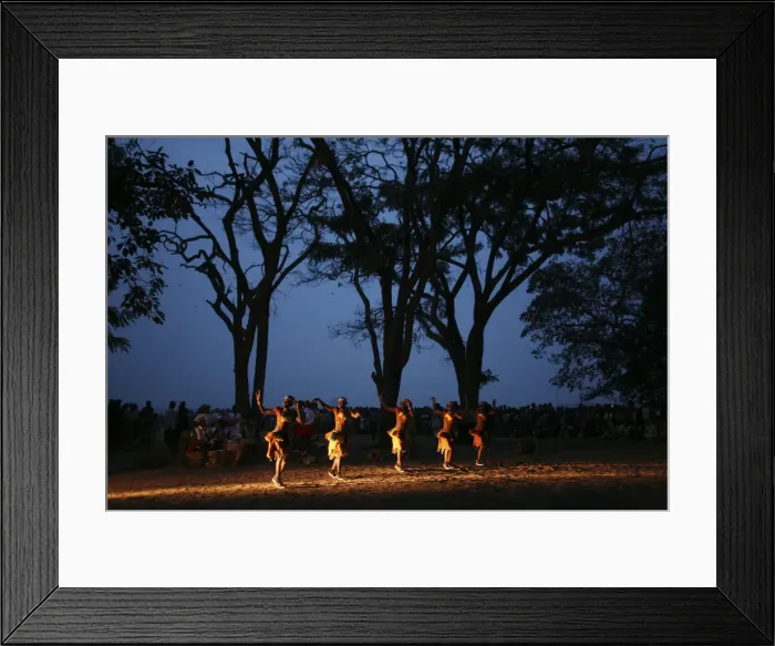 Framed Print : Gisenyi, Rwanda. A Ugandan dance group perfoms at FESPAD pan African dance festival Framed Print : Gisenyi, Rwanda. A Ugandan dance group perfoms at FESPAD pan African dance festival