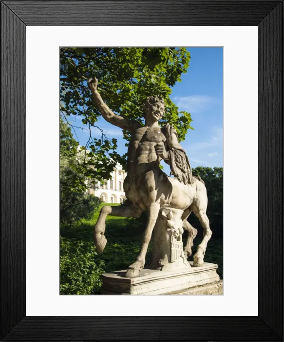 Framed Print : Centaur Bridge with the Pavlovsk palace in the background, Pavlovsk, near St Petersburg Framed Print : Centaur Bridge with the Pavlovsk palace in the background, Pavlovsk, near St Petersburg