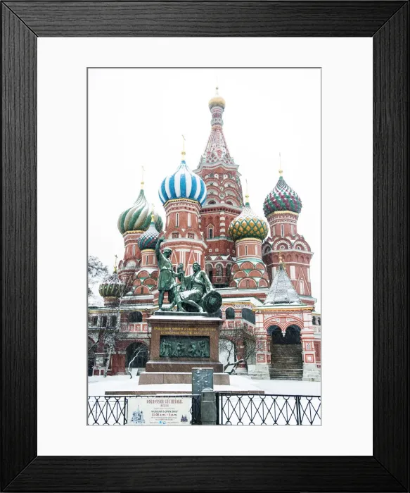 Framed Print : Saint Basils cathedral on the Red Square, Moscow, Russia Framed Print : Saint Basils cathedral on the Red Square, Moscow, Russia