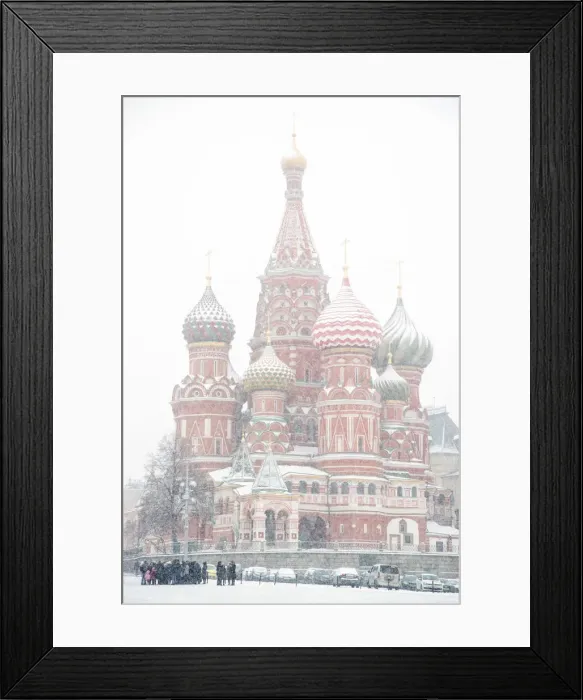Framed Print : Saint Basils cathedral on the Red Square, Moscow, Russia Framed Print : Saint Basils cathedral on the Red Square, Moscow, Russia