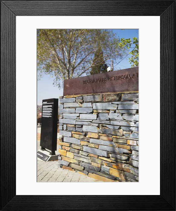 Framed Print : Memorial to Hector Pieterson (victim of Soweto uprising), Orlando West, Soweto Framed Print : Memorial to Hector Pieterson (victim of Soweto uprising), Orlando West, Soweto