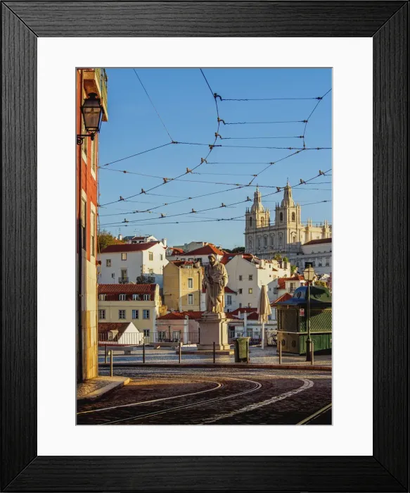 Framed Print : Portugal, Lisbon, View towards the Monastery of Sao Vicente de Fora Framed Print : Portugal, Lisbon, View towards the Monastery of Sao Vicente de Fora