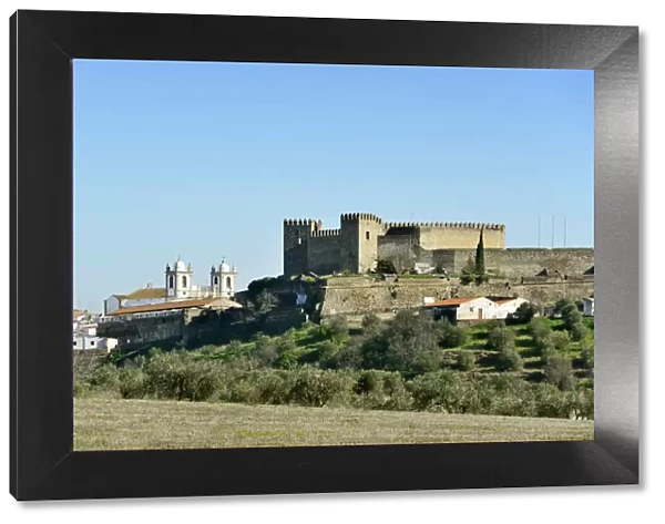 The powerful 13th castle of Campo Maior. Alentejo, Portugal